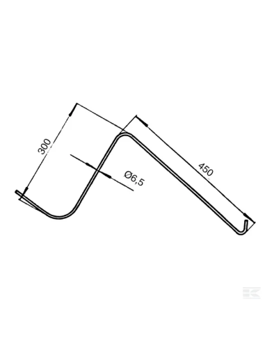 Púa para henificadora Vicon VN90092611N Kramp