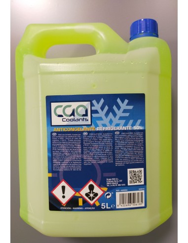 ANTICONGELANTE REFRIGERANTE 50% CGA 5L ORGÁNICO