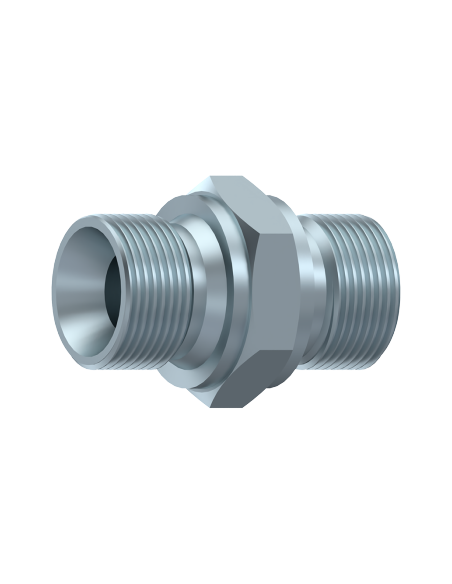 ADAPTADOR M-M BSP (60º)   3/8" BSP  3/8" BSP