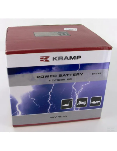BATERÍA 12 V 10 AH 185 A con pack de ácido