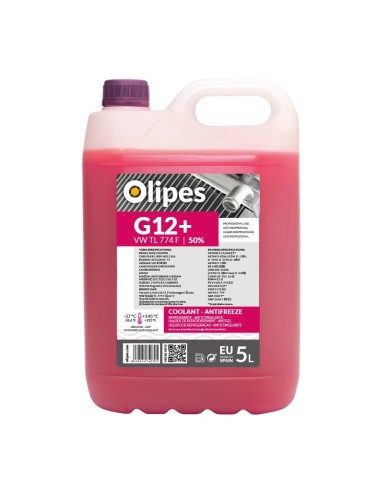 ANTICONGELANTE Y REFRIGERANTE G12+ 5L 50%