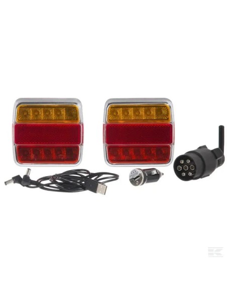 Juego de luces inalámbrico 12V Kramp