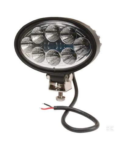 Luz de trabajo LED, 24 W, 2240 lm, oval, 10-30 V Kramp