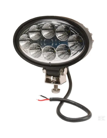 Luz de trabajo LED, 24 W, 2240 lm, oval, 10-30 V Kramp