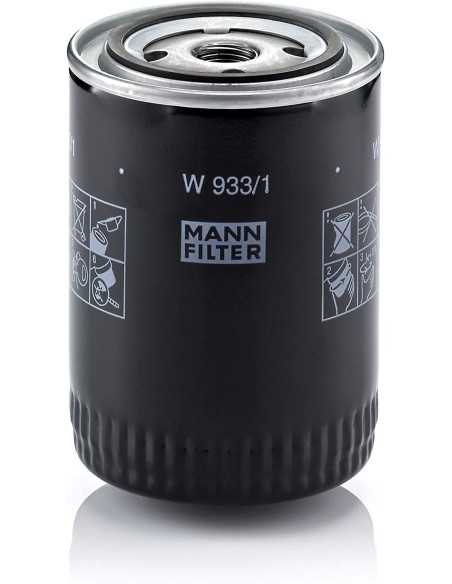 FILTRO ACEITE MANN W933/1 RECAMBIO