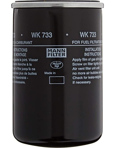 FILTRO ACEITE MANN WK733 RECAMBIO