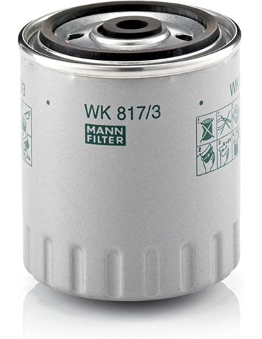 FILTRO COMBUSTIBLE MANN WK817/3X