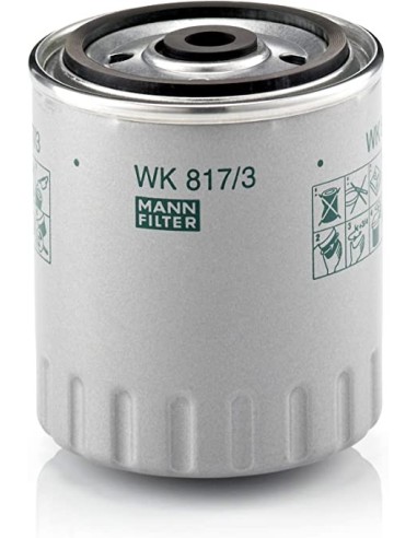 FILTRO COMBUSTIBLE  MANN WK817/3X RECAMBIO